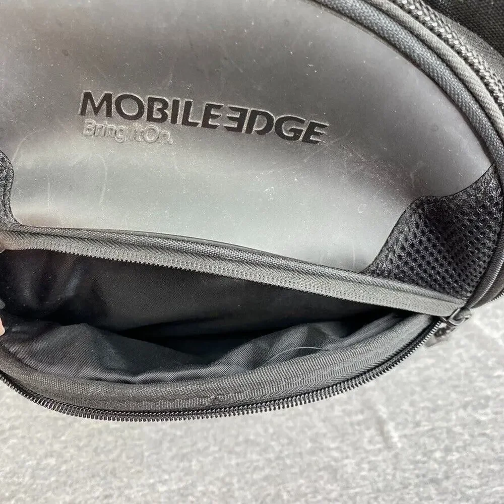 Mobile Edge Backpack Black Padded Bring It On Laptop Book Bag Computer Pockets